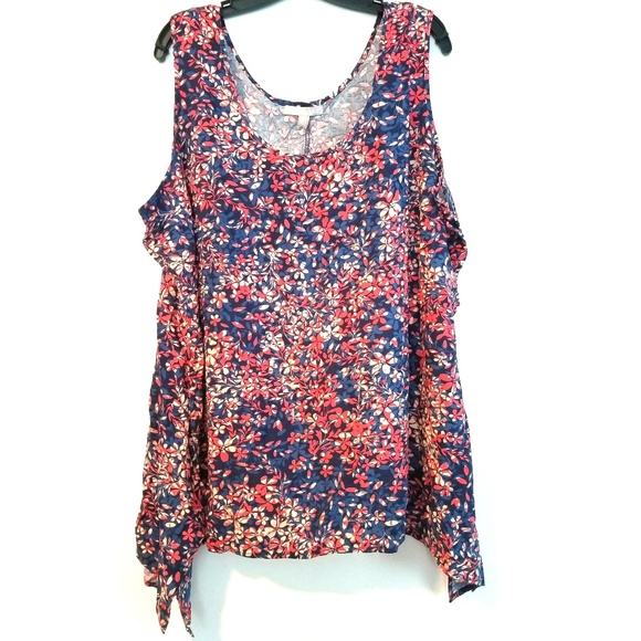 Woman Within Tops - 26W Woman Within Floral Sleeveless Top NWT